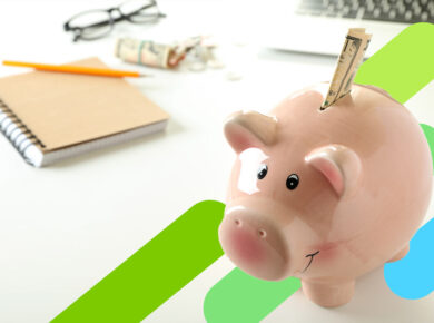 Foto de una alcancía invertir dinero