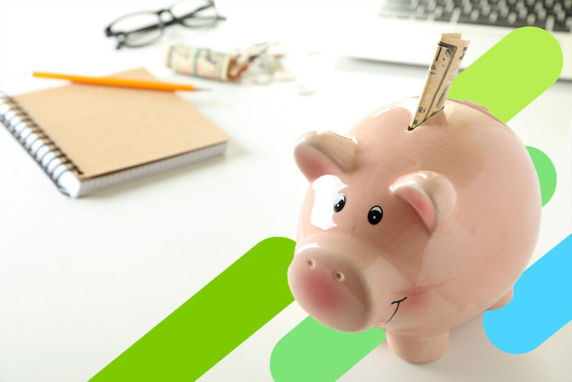 Foto de una alcancía invertir dinero